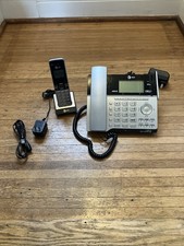 AT T 2 Line Set Corded/Cordless Office Answering System USB Cell Charge TL86103