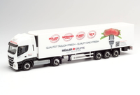 "Herpa 312257 - 1:87: Iveco Stralis Np 460 KüHlkoffer-Sattelzug \"MüLler Fleisch\""