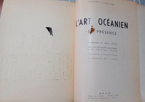 Art History: L’art Oceanien 1951 Collection Le Musee Vivant N 38 / UKY - Picture 2 of 13