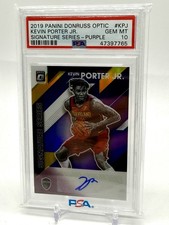 PSA 10 - KEVIN PORTER JR Auto - 2019 Donruss Optic Signature Series - CAVALIERS