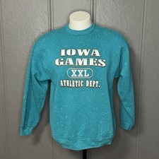 Vintage Final Play Iowa Games Teal Sweatshirt