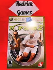 Top Spin 2 COMPLETE Microsoft XBOX 360 Video Games 2K Sports Arcade
