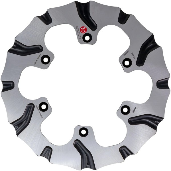 Bremsscheibe Motocross Hinten Kompatibel Mit Yamaha Yz 125 Bj. 2022-image