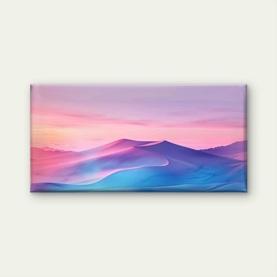 Portrait Gradient Unframed Canvas Painting for Living