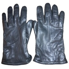 ISOTONER Women  s Sz 7.5 Green Lined VTG Leather Gloves READ