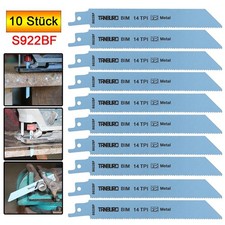 10 St&uuml;ck BiMetall Metall S&auml;bels&auml;geblatt S922BF f&uuml;r Holz Metall S&auml;gebl&auml;tter DE