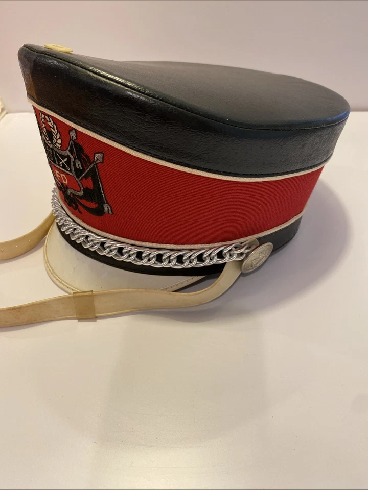 Sombrero de marcha vintage del departamento de bomberos talla grande Foto 3 de 4
