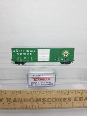 Atlas N Scale 39942A Ashley Drew & Northern ADN 8018 50' Boxcar NIB Trainman