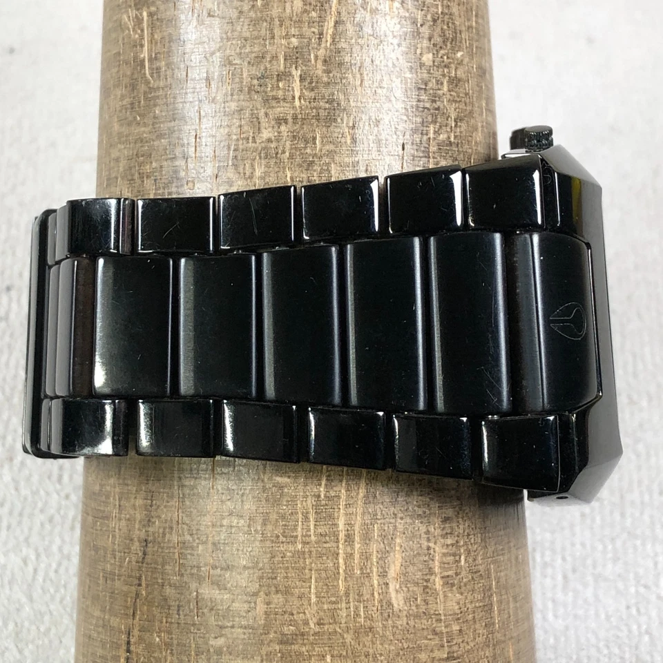 Reloj Nixon The Banks Hombre Todo Negro Pulsera Cuarzo Analógico 40mm 6 3/4" Foto 3 de 4