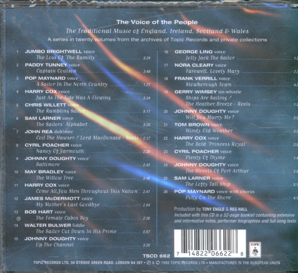 Various Artists We've Received Orders To Sail. Jackie Tar At Sea and On Shore CD - Image 2 of 2
