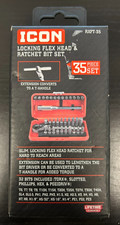 ICON RXFT-35 LOCKING FLEX HEAD RATCHET BIT SE...