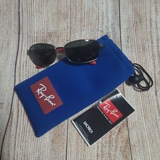 Ray-Ban Junior Square Sunglasses with Leaflet - Red/Grey Gunmetal - NEW