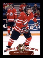 183 Brandon Kozun  Canada 2010 Upper Deck Hockey Sports Trading Card