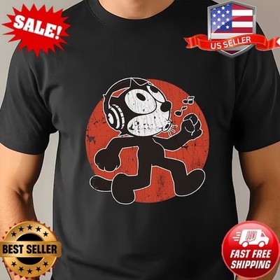 Vintage Style Felix the Cat Tshirt for Kids, Men, Women Unisex Shirt Gift