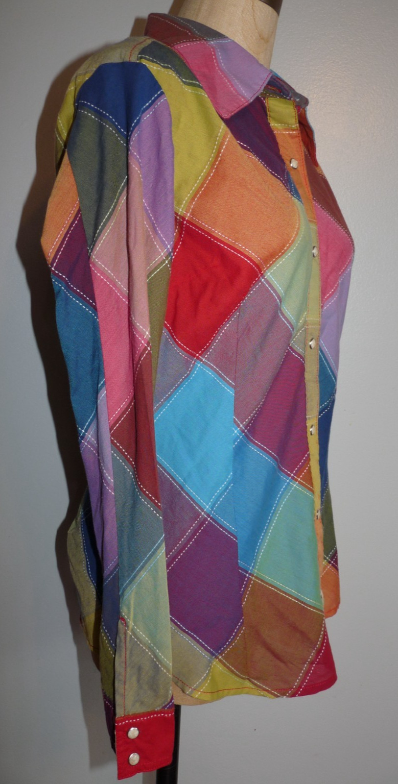 Wrangler X Lainey Wilson Small Patchwork Multi Co… - image 3