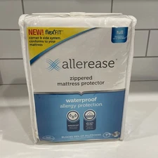 Allerease Good Housekeeping Mattress Protector - White Full Size - New with Tags