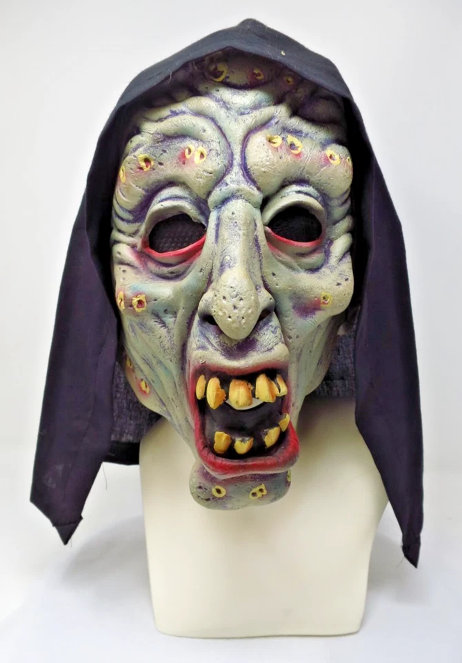 Paper Magic Group Halloween Zombie Reapers Scary Mask Scar-Sores 2003 Hooded - Image 2 of 4