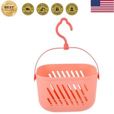 Hanging Bathroom Storage Basket Plastic Shower Caddy with Handle Portable Toi...