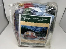 Craftways Christmas Camper Latch Hook Kit  40"x27 " Vintage NEW