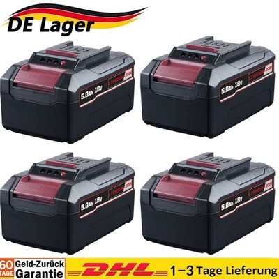 1-4x 5Ah/8Ah Ersatzakku Akku 18V Power X-Change Li-Ion PXC 3-LED DE für Einhell