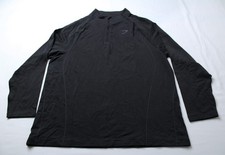 Gymshark Men's Slim Fit Apex Seamless 1/4 Zip Pullover ZG3 Black Size 2XL NWT