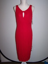 David Meister Womans Dress Size 10 Red A-Line Evening Cocktail NWT
