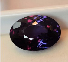 AA  Natural Alexandrite Color Change 16.30 Ct CERTIFIED Oval Cut Loose Gemstone