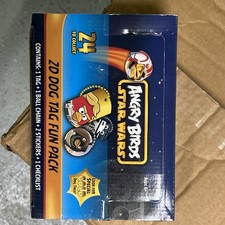 2012 Rovio full 24 unopened pack box Angry Birds Star Wars Dog Tags