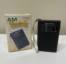 Realistic Flavoradio 12-201 AM Pocket Radio Black NEW with Box