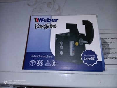 Weber Bausteine Radwuchtmaschine Klemmbausteine Auto Werkstatt Bausatz Garage