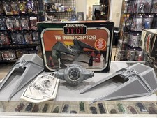 Vintage Star Wars Tie Interceptor Kenner With Box 1983