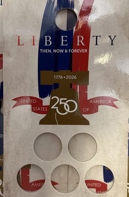 US Mint 2026 Liberty 250th Anniversary Dime/Quarter Collection Coin Holder Card