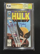 Incredible Hulk #340 CGC 9.4 Signed by Todd M...