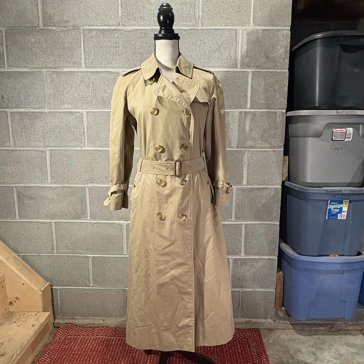Vintage Burberry Trench Coat In Women's Coats & Jackets for sale