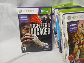 Microsoft Xbox 360 Console 4GB Kinect Original Box 9 Games Lot