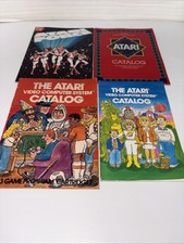 The Atari Video Computer System Catalog Vintage Lot of 3 With Comic