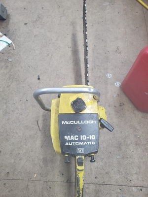 #ad #ad RUNNING VINTAGEMCCULLOCH MAC 10 10 AUTOMATIC VERY RARE CLUTCH SIDE RECOIL READ $149.99