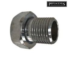 Radiator Lockshield Valve Tail ONLY 1/2" x 3/4" 