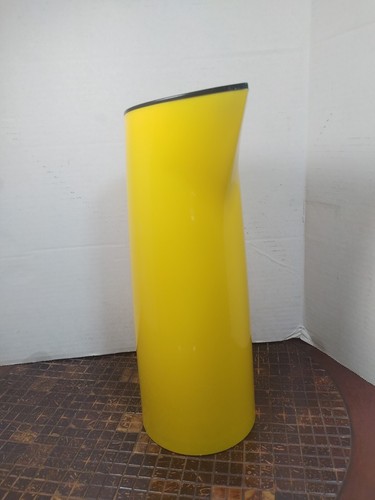 Mikasa Carafe Takefuji Japan Vacuum Insulated Thermos Pitcher Yellow Vtg 80's - Picture 3 of 9