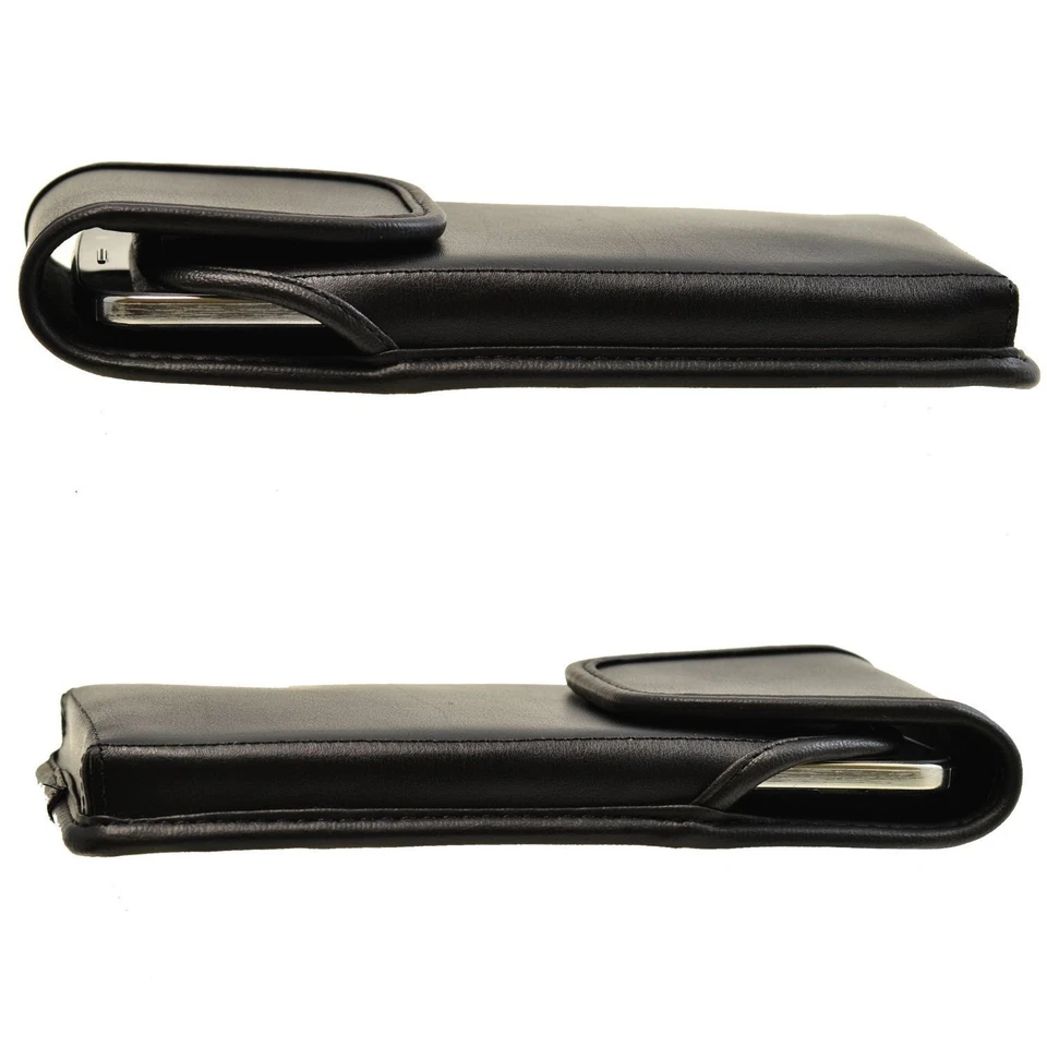 Funda protectora vertical de cuero para teléfono Turtleback Apple iPhone 6S, clip negro Foto 4 de 4