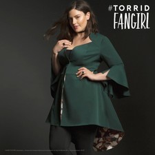 Torrid Coat Harry Potter Corset Back Book Lining Costume Cosplay Plus Size