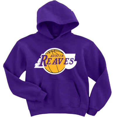 Austin Reaves Los Angeles LA Lakers Logo CREW HOODED SWEATSHIRT