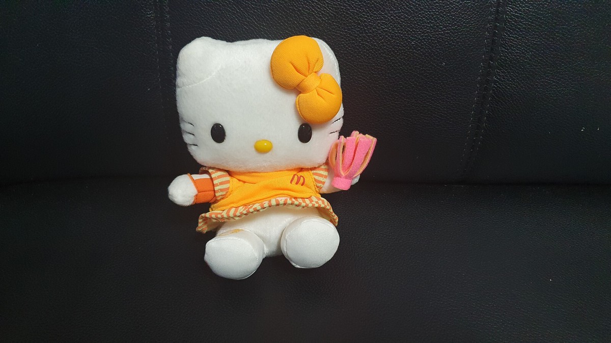 Hello Kitty Reversible Plush McDonald's FIFA 2002 Japan Filet-O