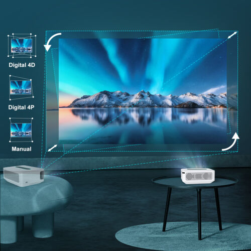 230 ANSI Lumen 8K Projector 1080P 3D 5G WiFi Bluetooth Video Home Theater HDMI - Picture 7 of 12