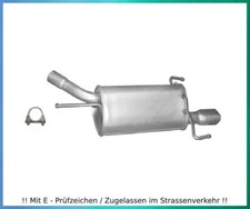 Endschalldämpfer für Opel Tigra B 1.4, 1.8 TwinTop  Auspuff Endtopf Schelle