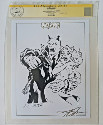 CGC SIGNATURE SERIES PRINT: ''BLACKSAD'' SIGNED BY JOEL ADAMS 10/20/19
