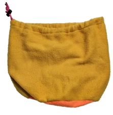 13 Inch Yellow Fleece Paintball Gun Game Mask Goggles Helmet Case Bag Carrier