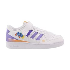 Adidas Forum Low 'Fruits Rainbow Patches Little Kids' Shoes Cloud White-Purple