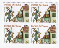 STAMP US SCOTT 5797 "Tomie dePaola" FOREVER 2023 MNH BLOCK OF 4