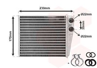 Van Wezel 30006465 WäRmetauscher, Innenraumheizung FüR MERCEDES-BENZ Mini